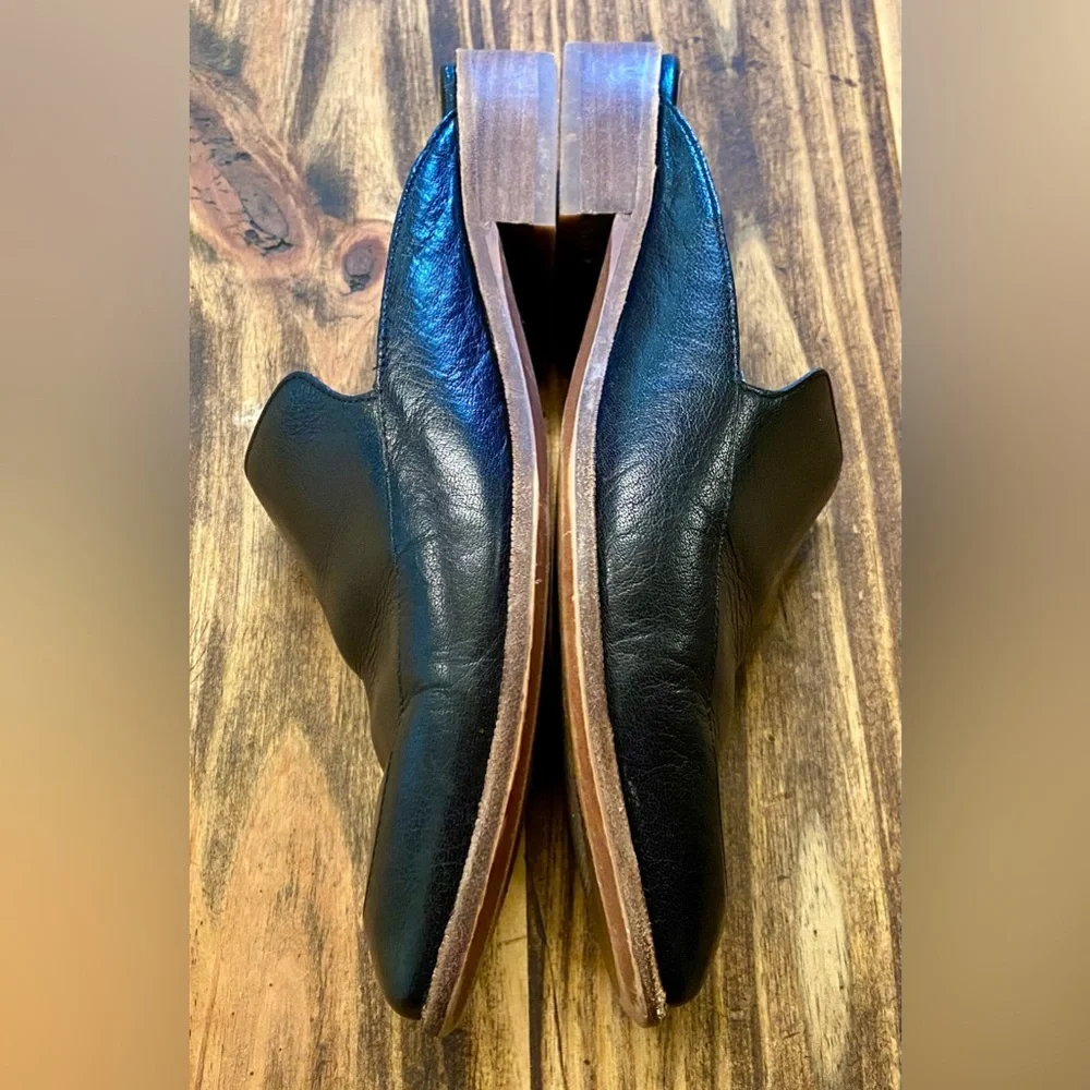 Madewell Womens The Frances Skimmer Mules Leather Black Retail $130 sz 7.5 - Picture 5 of 8